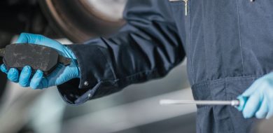 pastilha de freio gasta