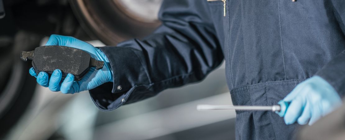 pastilha de freio gasta