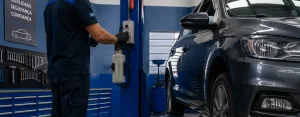 Troca de óleo transmissão guiando carro 